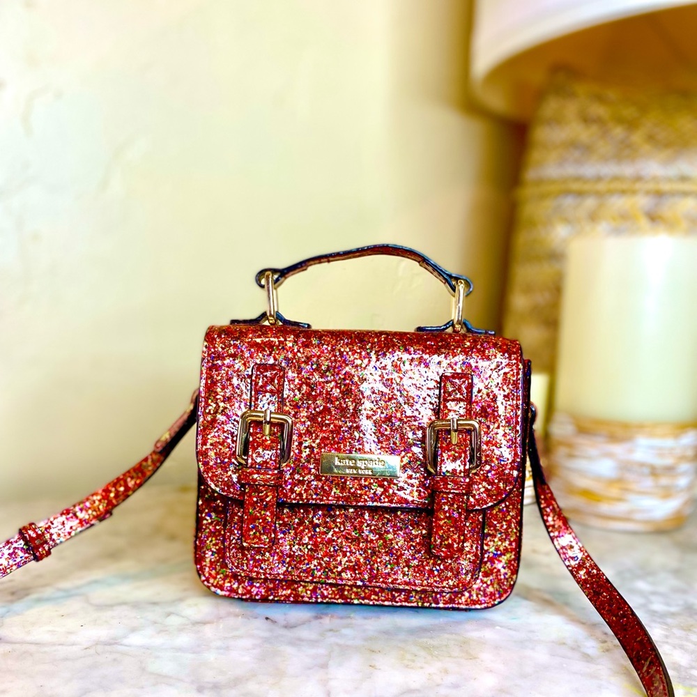 KATE SPADE Kids Glitter Scout Bag